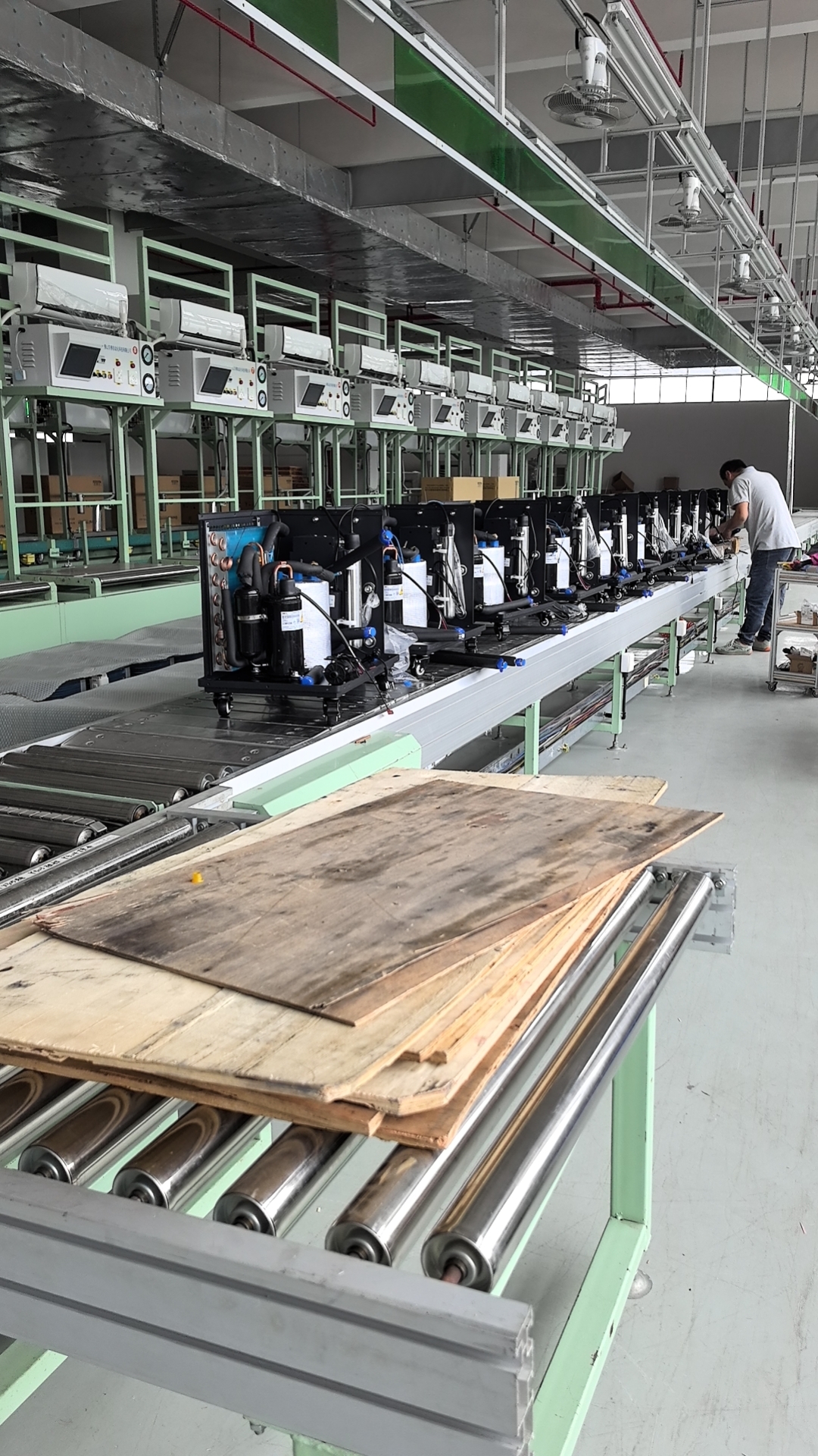 Labor Day op de productielijnstoffen is de eerste