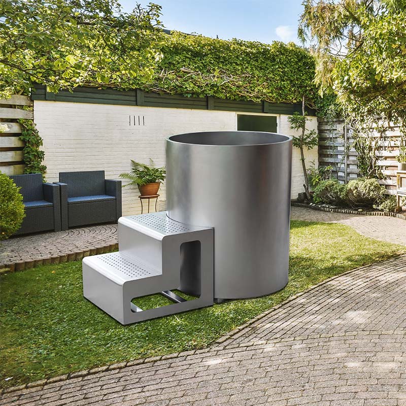 Roestvrijstalen badkuip