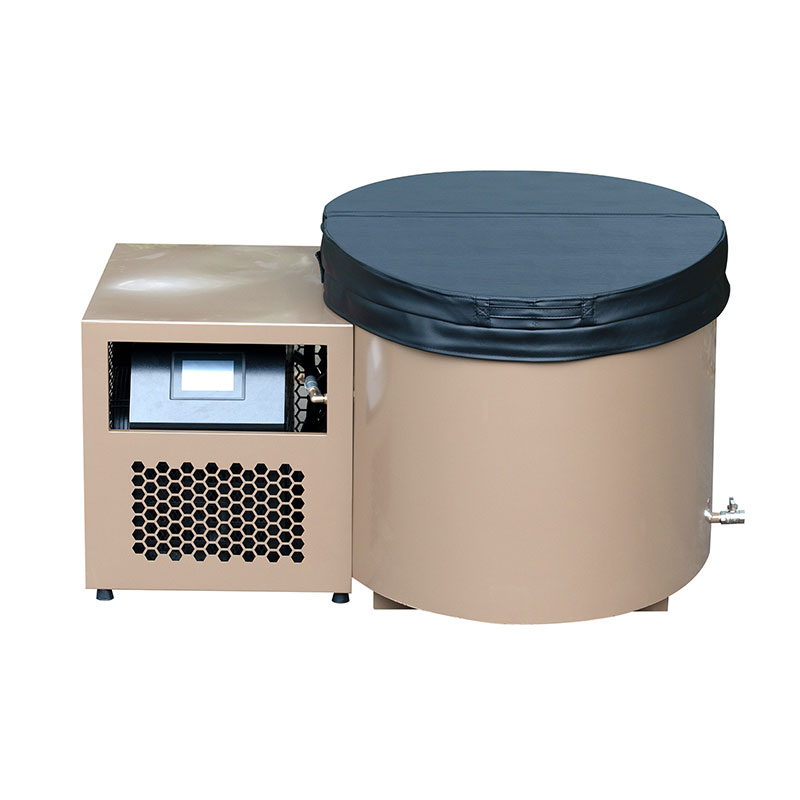 Champagne goud volledig 304 roestvrij staal koud dompelbad