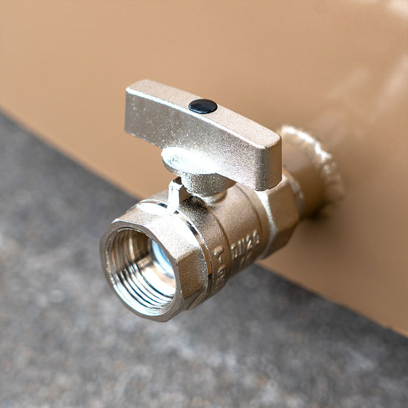 Champagne goud volledig 304 roestvrij staal koud dompelbad