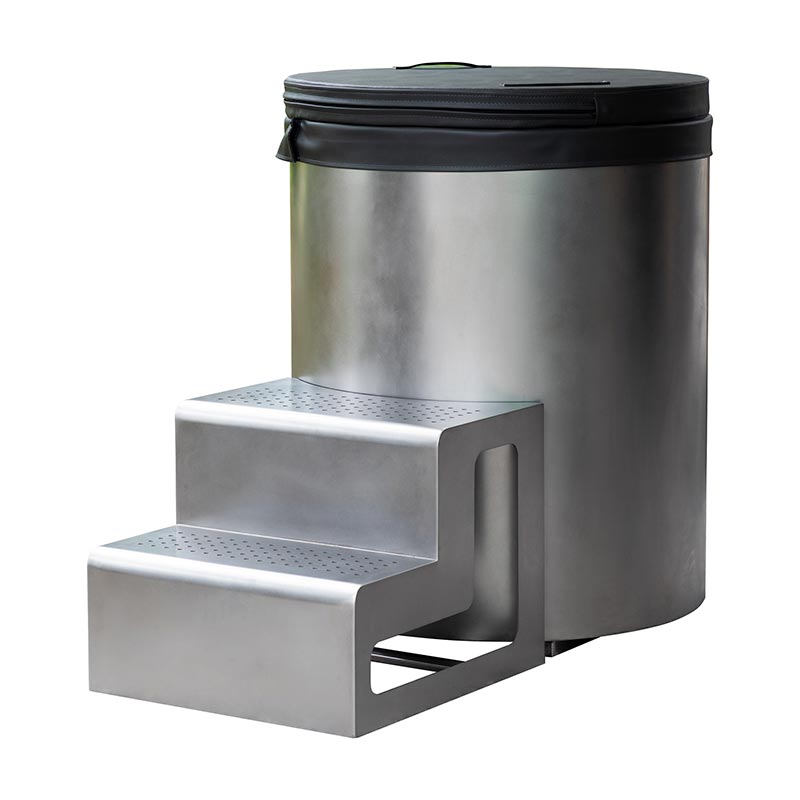 Volledig rond koud dompelbad van 304 roestvrij staal