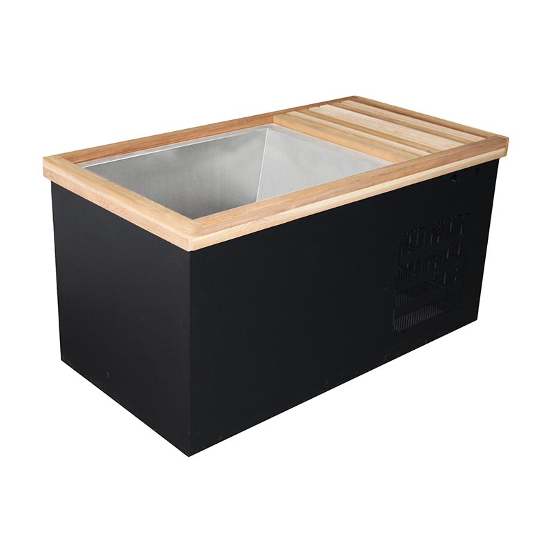 Compact Cedar Cold Plunge Tub with 304