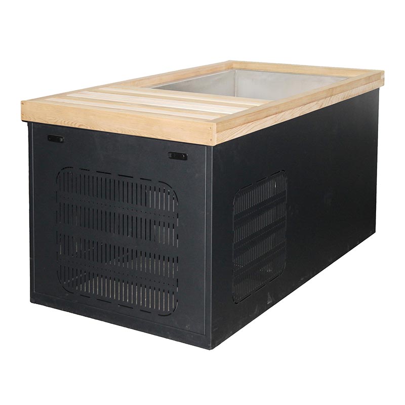 Compact Cedar Cold Plunge Tub with 304