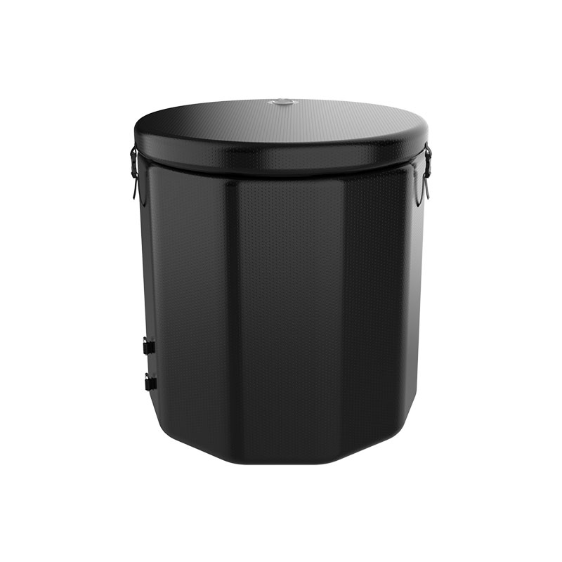 Opblaasbaar ijsdompje voor het herstel van koud bad