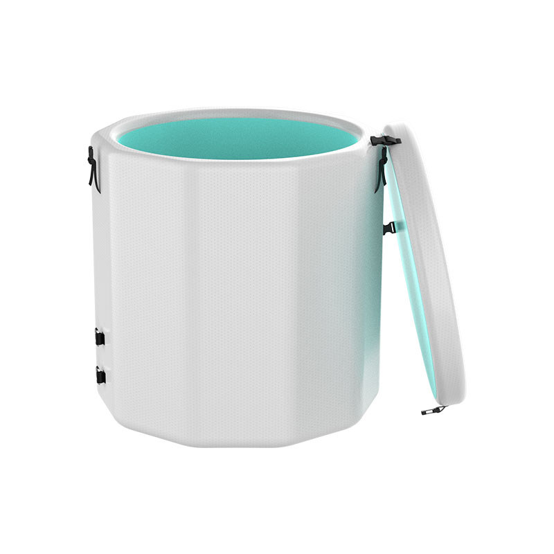 Opblaasbaar ijsdompje voor het herstel van koud bad