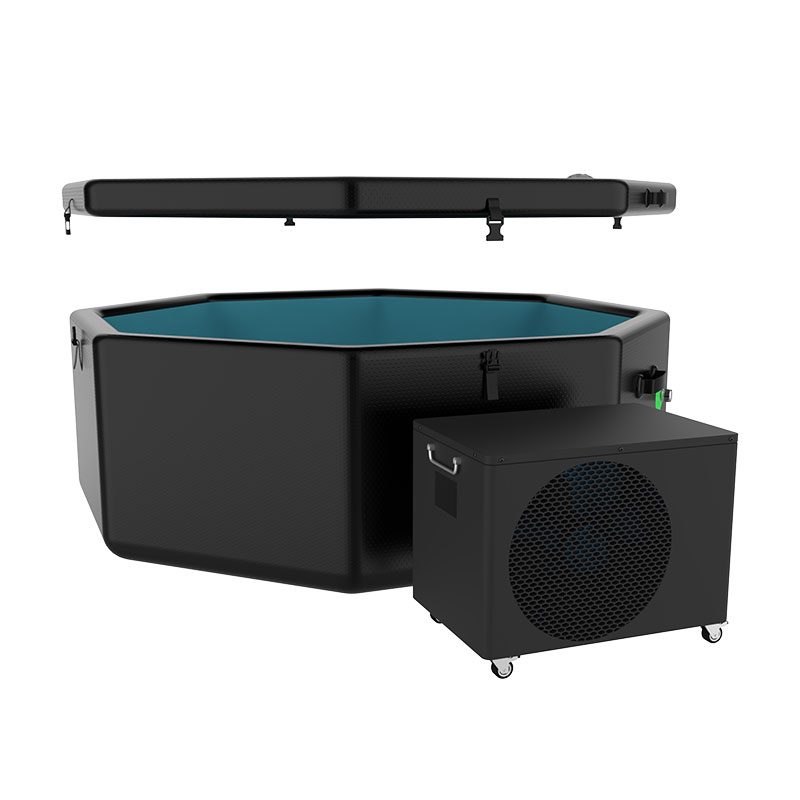 Octagon Ice Plunge Pod voor koude therapie